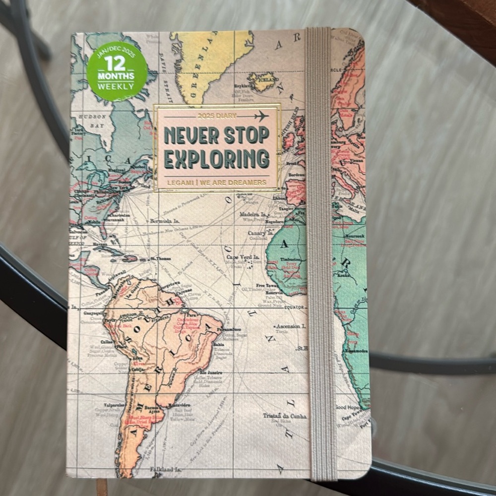 2025 Planner - Month Weekly Diary - Never Stop Exploring